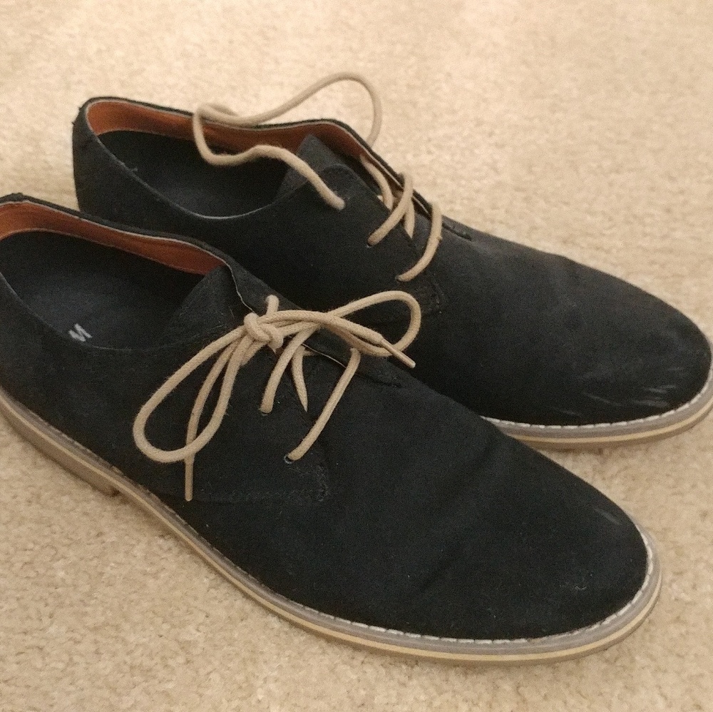 8.5 - Men's Black Suede Shoes